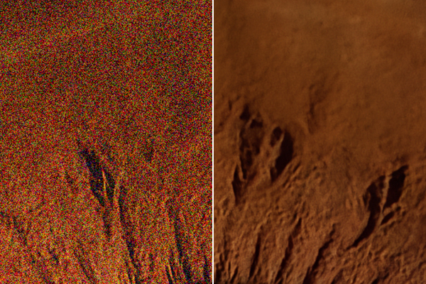 Color noise removal